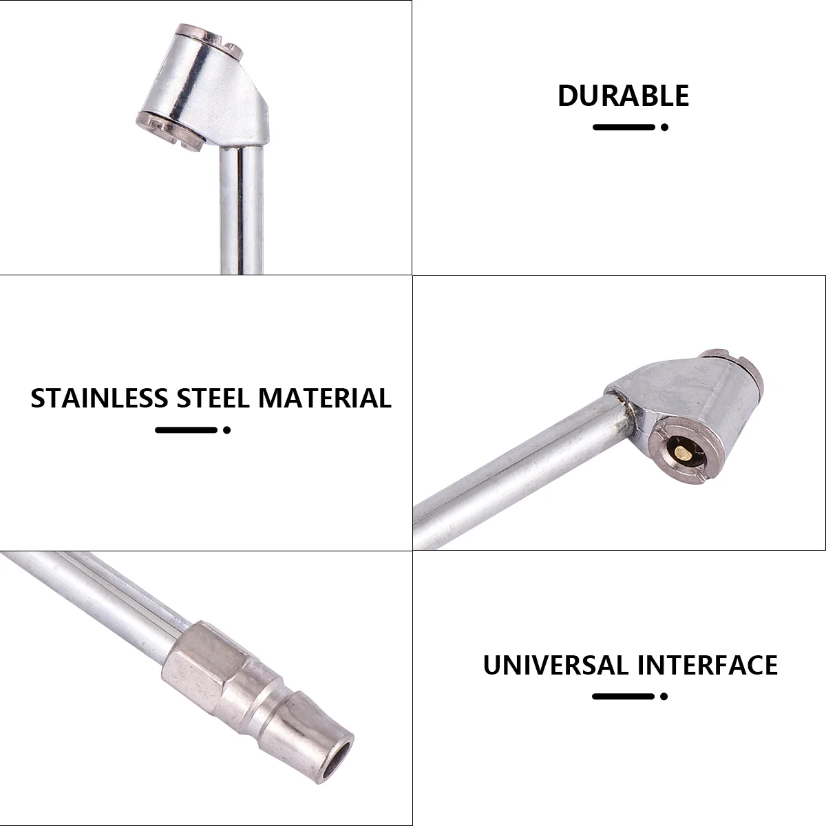 1 pcs Multifunctional Inflation Nozzle Tire Adapter Extension Metal Chuck for Car Motorcycle Foldable Wheel
1 pcs Multifunctional Inflation Nozzle Tire Adapter Extension Metal Chuck for Car Motorcycle Foldable Wheel