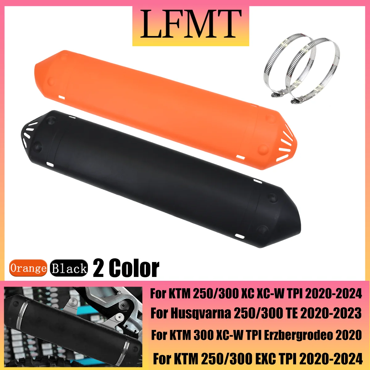 Motorcycle Heat Shield Exhaust Protective Cover For KTM EXC XC XCW TE 250 300 TPI 2020 2022 2023 HJZ300 Enduro Dirt Pit Bike
Motorcycle Heat Shield Exhaust Protective Cover For KTM EXC XC XCW TE 250 300 TPI 2020 2022 2023 HJZ300 Enduro Dirt Pit Bike