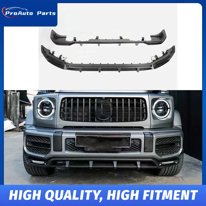 TopCar Style Dry Carbon Fiber Front Lip with LED DRL Light for Mercedes G Class W464 G63 1:1 OEM Fit Front Bumper Lower Lip
TopCar Style Dry Carbon Fiber Front Lip with LED DRL Light for Mercedes G Class W464 G63 1:1 OEM Fit Front Bumper Lower Lip