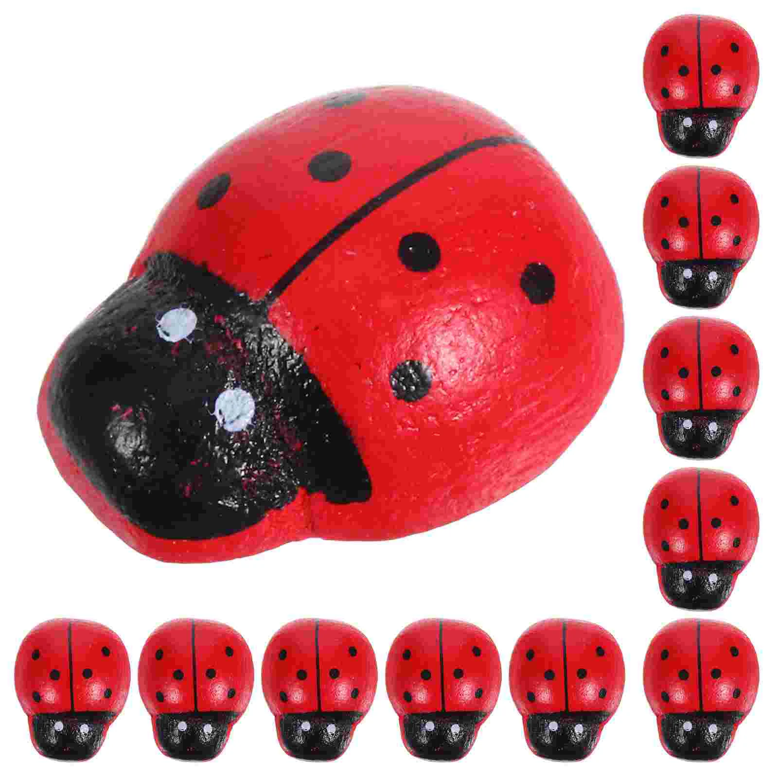 100 Pcs Ladybug Figurines Landscape Desktop Horn Decoration naments Craft Garden Decor Mini Beetle Statue
100 Pcs Ladybug Figurines Landscape Desktop Horn Decoration naments Craft Garden Decor Mini Beetle Statue