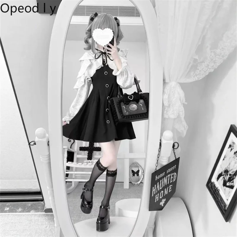 Japanese Clear 2026 New Summer Ruffled Edge Lolita Long-sleeved Dress Sweet Girl Waist and Thin Sweet Cool Girl Dress
Japanese Clear 2026 New Summer Ruffled Edge Lolita Long-sleeved Dress Sweet Girl Waist and Thin Sweet Cool Girl Dress