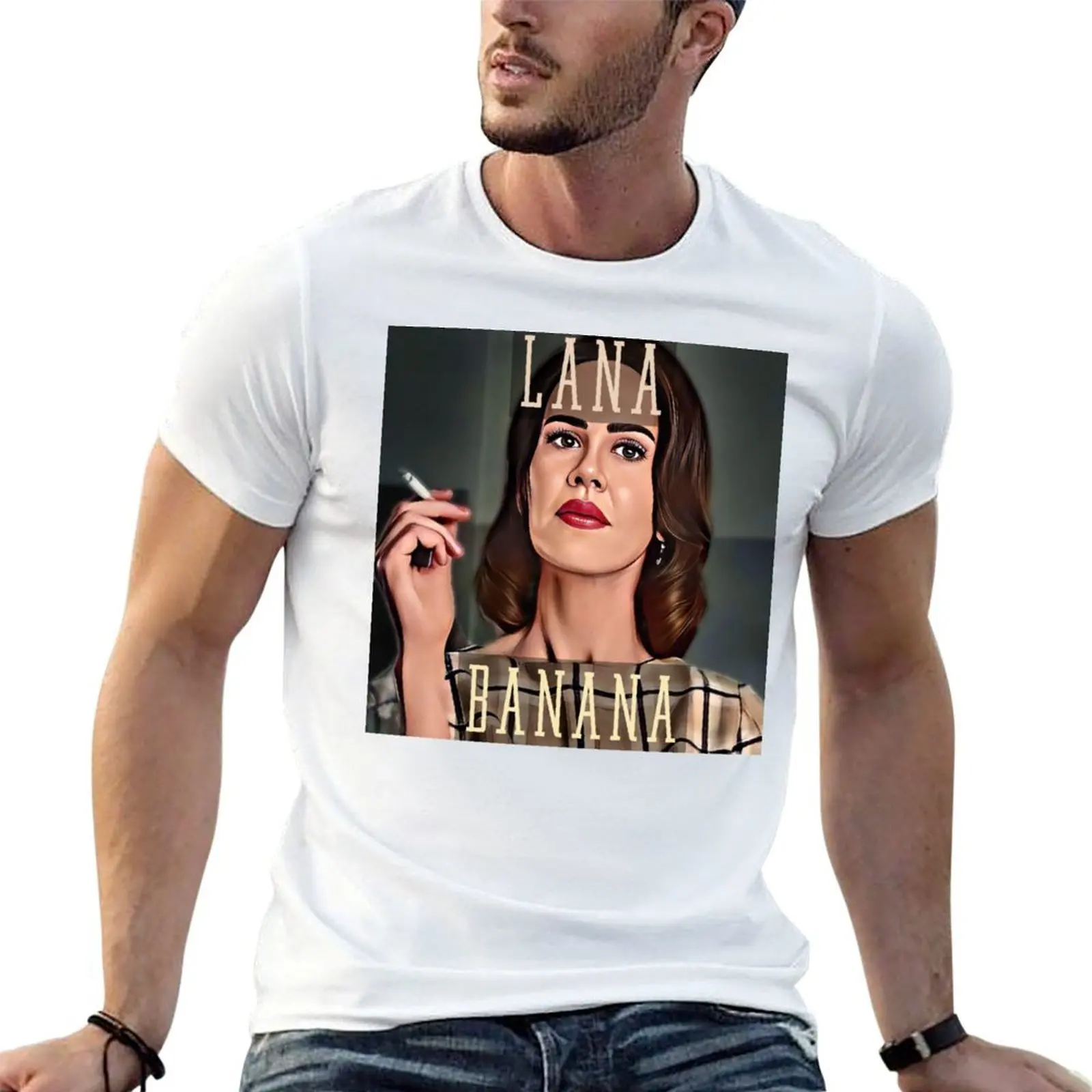 Lana Banana T-Shirt essential t shirt t shirts cotton 100% t shirt for man 100 percent cotton T-shirt
Lana Banana T-Shirt essential t shirt t shirts cotton 100% t shirt for man 100 percent cotton T-shirt