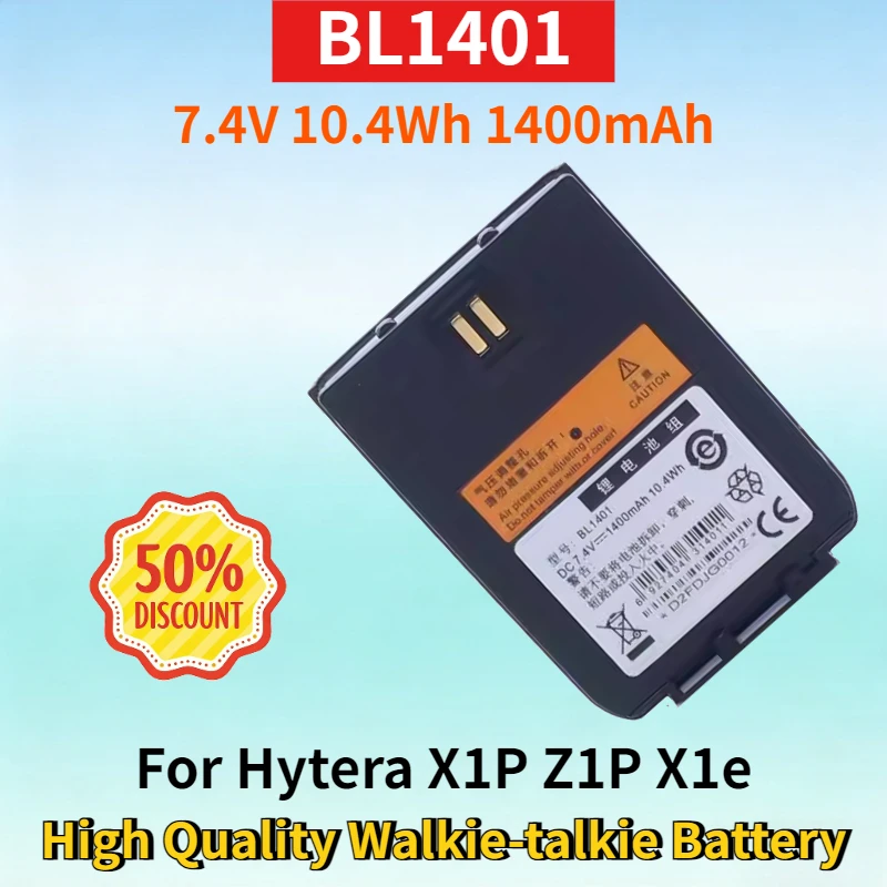 Newest BL1401 7.4V 10.4Wh 1400mAh Rechargeable Lithium-ion Battery for Hytera X1P Z1P X1e High Quality Walkie-talkie Battery
Newest BL1401 7.4V 10.4Wh 1400mAh Rechargeable Lithium-ion Battery for Hytera X1P Z1P X1e High Quality Walkie-talkie Battery