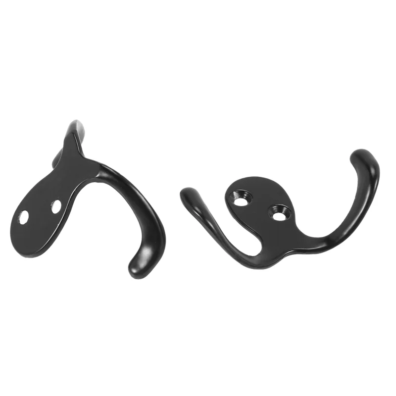 ABAH-30 Pcs Heavy Duty Double Prong Coat Hooks Wall Mounted With 20 Screws Retro Double Robe Hooks Utility Hooks (Black)
ABAH-30 Pcs Heavy Duty Double Prong Coat Hooks Wall Mounted With 20 Screws Retro Double Robe Hooks Utility Hooks (Black)
