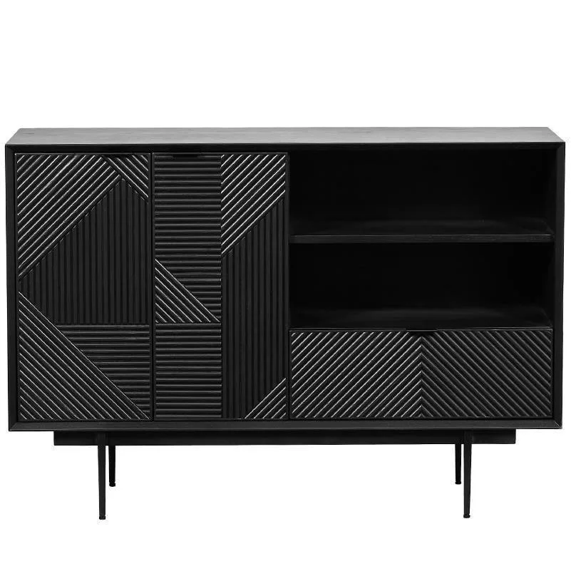 Modern simple carved dining side cabinet small apartment household living room wall cabinet 
Modern simple carved dining side cabinet small apartment household living room wall cabinet