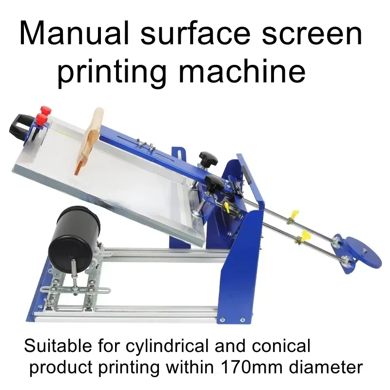 DL-qm-001 Manual Cylindrical Printer Plastic Glass Bottle Paper Cup Screen Printing Machine
DL-qm-001 Manual Cylindrical Printer Plastic Glass Bottle Paper Cup Screen Printing Machine