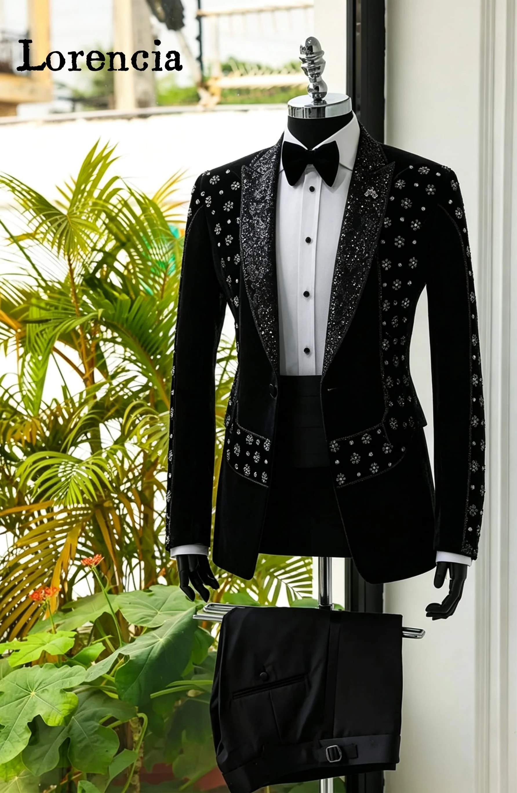 Luxury Men Suits Slim Fit Diamond Peak Lapel 2 Pieces Sets Wedding Groom Tuxedos Customized Male Party Blazers terno masculino
Luxury Men Suits Slim Fit Diamond Peak Lapel 2 Pieces Sets Wedding Groom Tuxedos Customized Male Party Blazers terno masculino