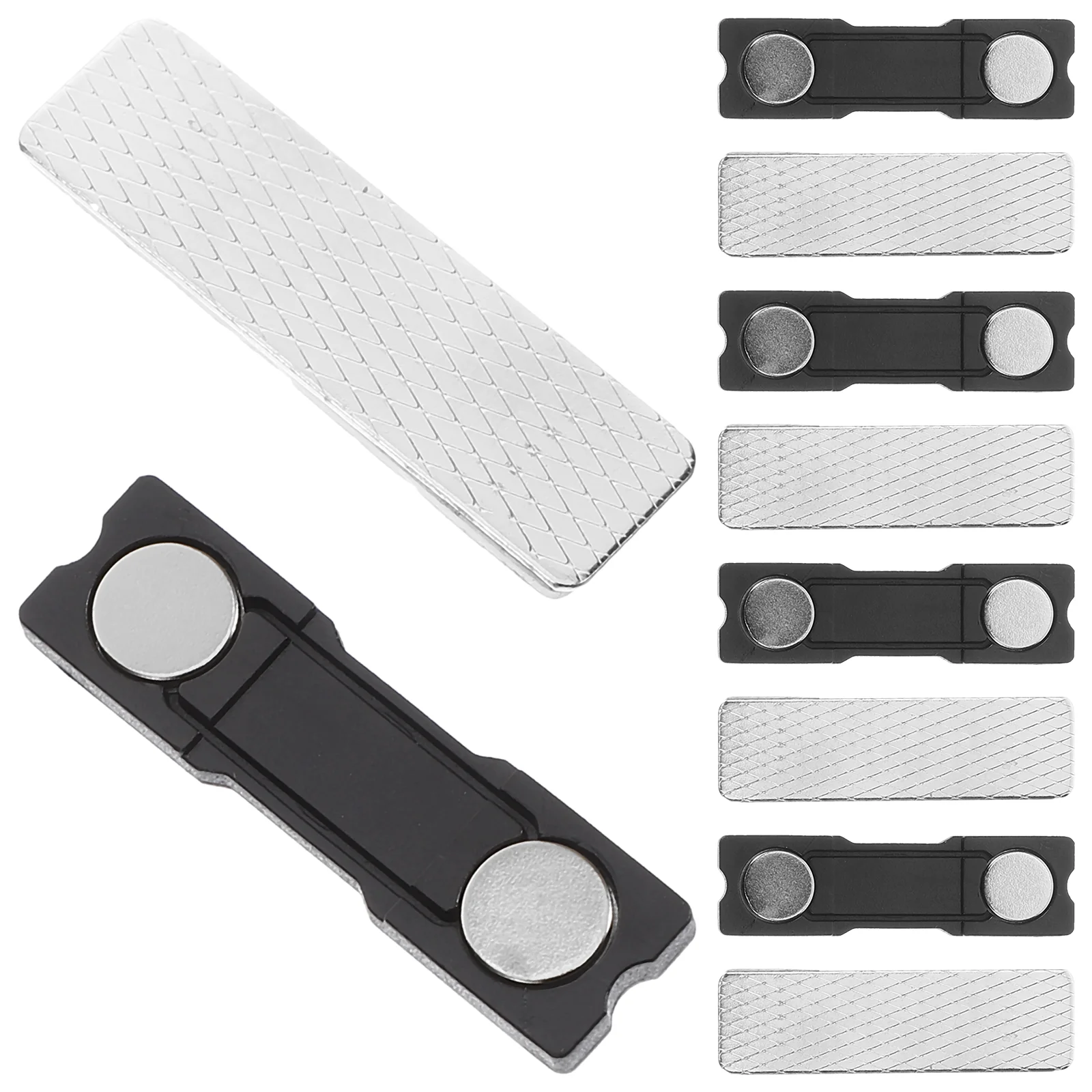 10 Pcs Magnetic Labels Badge Buckle Holder Name Dedicated Tag Reusable Holders Black
10 Pcs Magnetic Labels Badge Buckle Holder Name Dedicated Tag Reusable Holders Black