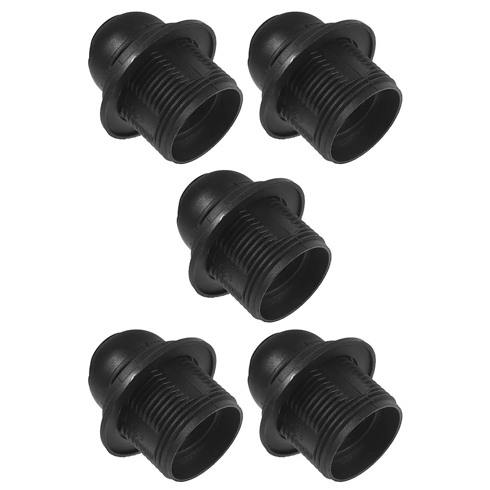 5Pcs Black E26 Fireproof Lamp Holder with Screw Base for Table Ceiling Pendant Lights Socket Replacement DIY Lighting Fixture
5Pcs Black E26 Fireproof Lamp Holder with Screw Base for Table Ceiling Pendant Lights Socket Replacement DIY Lighting Fixture