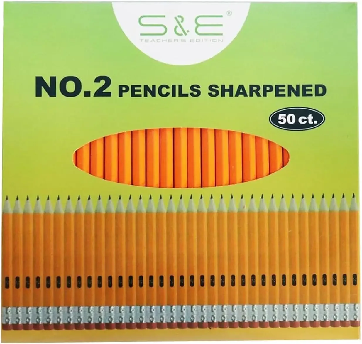 50Pcs Wooden Pencils with Eraser Tops, Pre-sharpened HB for Writing Drawing Sketching School Supplies
50Pcs Wooden Pencils with Eraser Tops, Pre-sharpened HB for Writing Drawing Sketching School Supplies