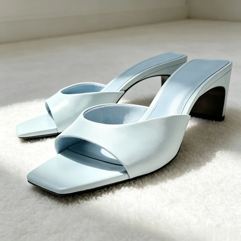 Elegant Pointed-toe Design Heeled Sandals Women Sexy Open-toe Slide Sandals Concise Commuting Office Shoes Sandalias De Mujer
Elegant Pointed-toe Design Heeled Sandals Women Sexy Open-toe Slide Sandals Concise Commuting Office Shoes Sandalias De Mujer