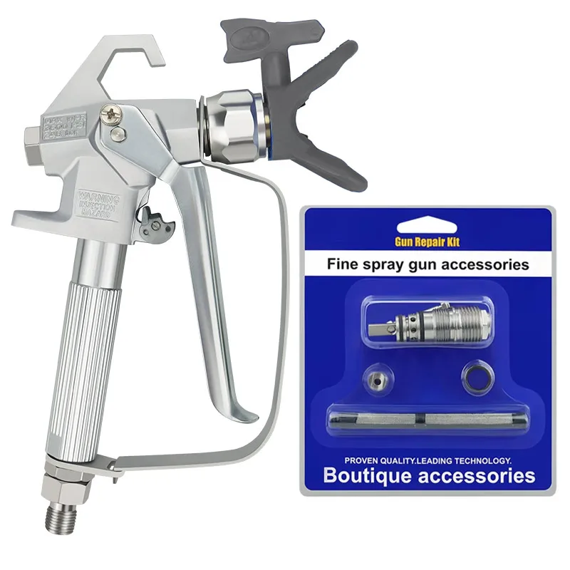 3600PSI High Pressure Airless Paint Spray Gun With 517 Tip Nozzle Guard For Wagner Pump Sprayer Airless Spraying Machine
3600PSI High Pressure Airless Paint Spray Gun With 517 Tip Nozzle Guard For Wagner Pump Sprayer Airless Spraying Machine