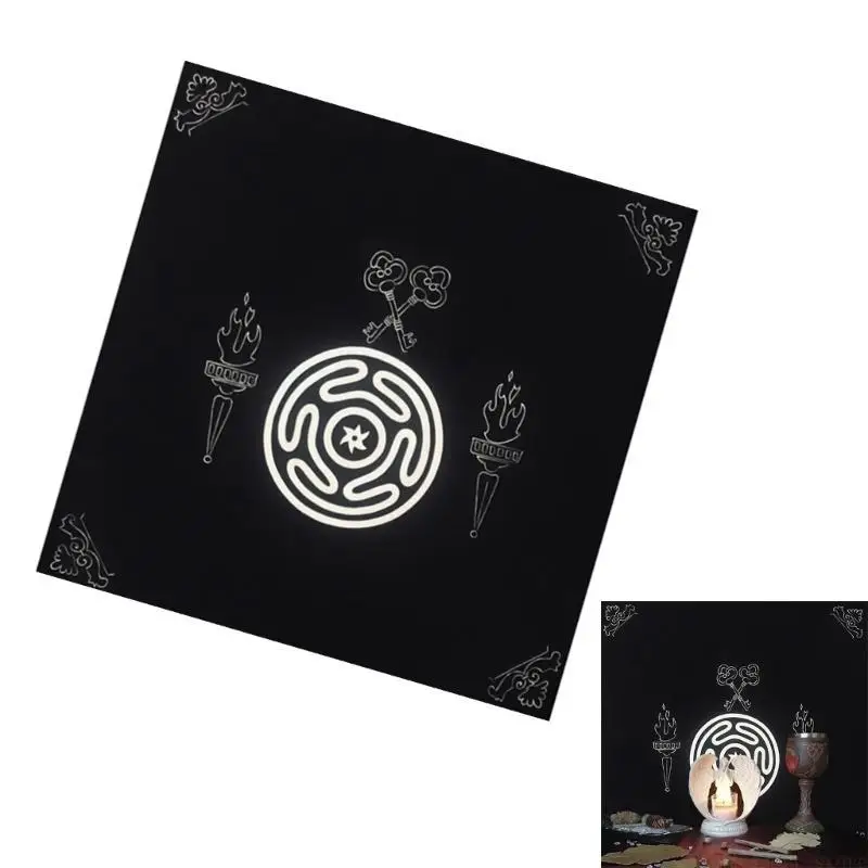 31BE Square Altar Board Game Card Pad Runes Table Cloth Mysterious Board Game Mat
31BE Square Altar Board Game Card Pad Runes Table Cloth Mysterious Board Game Mat