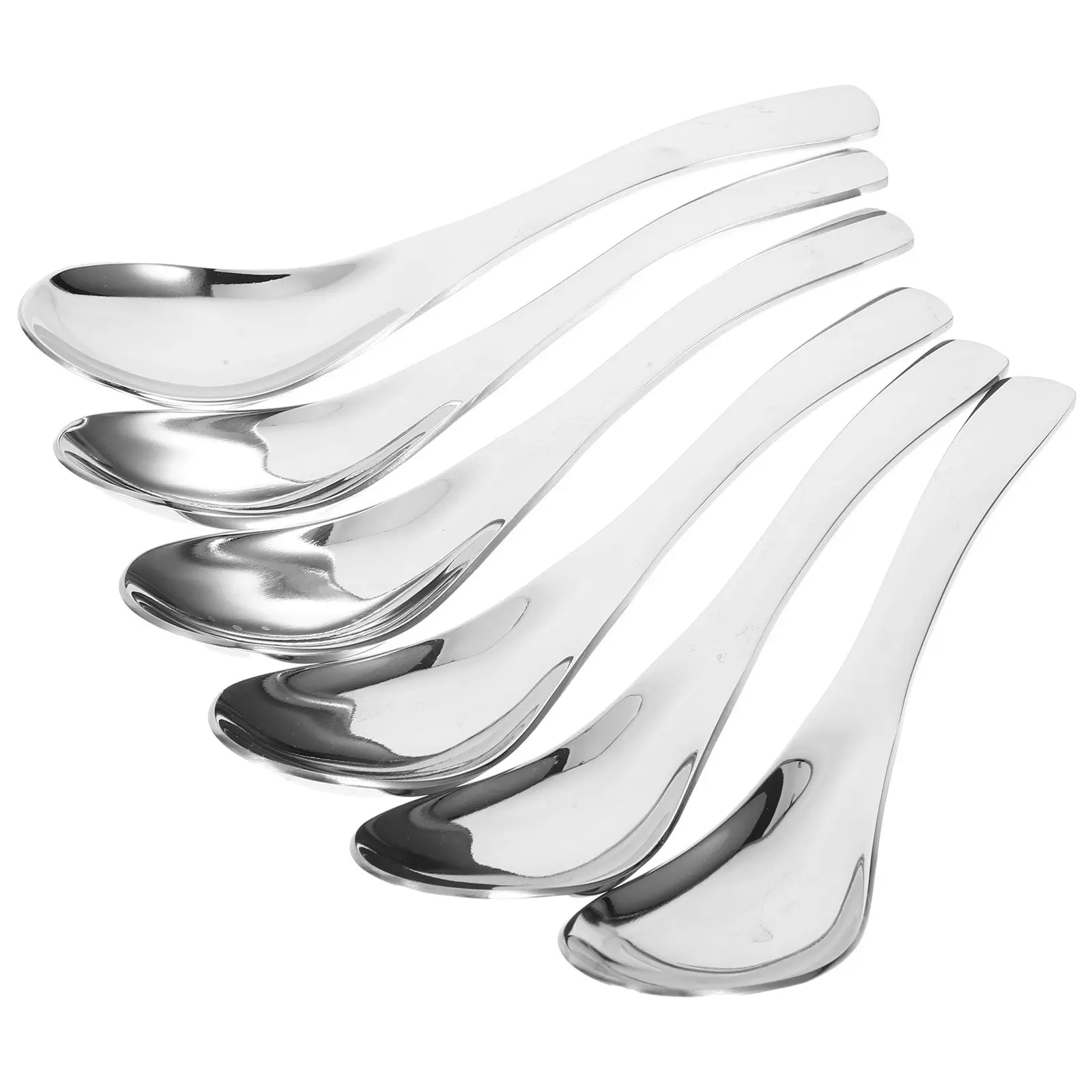 6Pcs Stainless Steel Soup Spoon Hot Boiling Water Safe Reusable Elegant Tableware Perfect for Mealtime Spoons Home Rice Spoon
6Pcs Stainless Steel Soup Spoon Hot Boiling Water Safe Reusable Elegant Tableware Perfect for Mealtime Spoons Home Rice Spoon