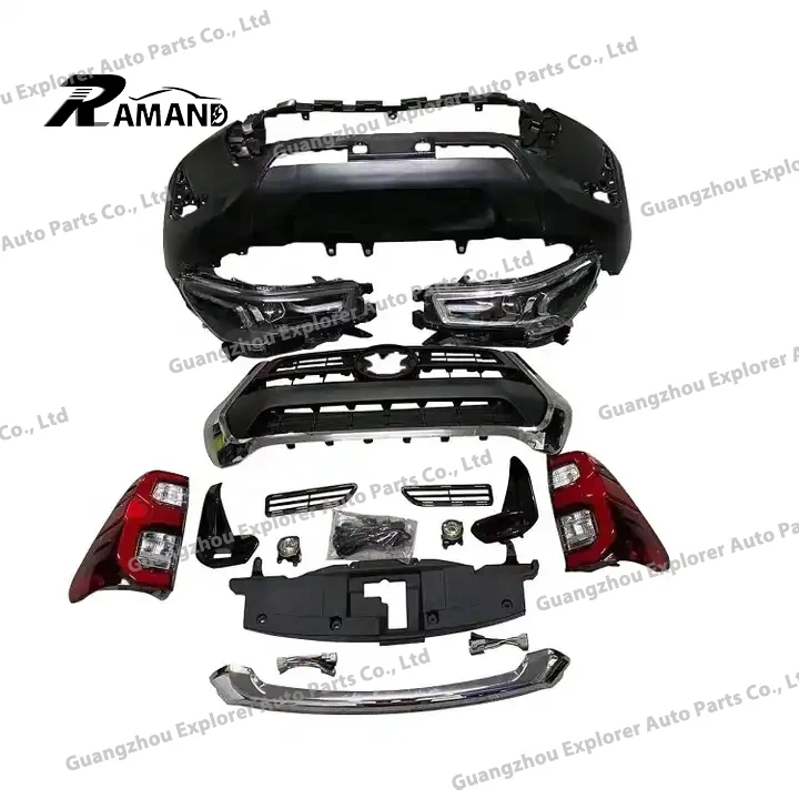 Car Part Front Bumper Grille Conversion Kit For Hilux Revo 2016 To 2021+ Upgrade Facelift Bodykit For Hilux Revo Upgrade Kit
Car Part Front Bumper Grille Conversion Kit For Hilux Revo 2016 To 2021+ Upgrade Facelift Bodykit For Hilux Revo Upgrade Kit