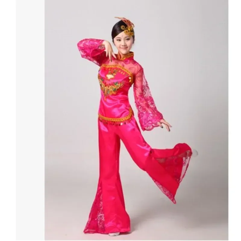 women Folk Dance Costume Fan Dance costumes Plus Size 3xl,chinese Ancient Traditional Dress,Chinese Yangko stage Dancing clothes
women Folk Dance Costume Fan Dance costumes Plus Size 3xl,chinese Ancient Traditional Dress,Chinese Yangko stage Dancing clothes