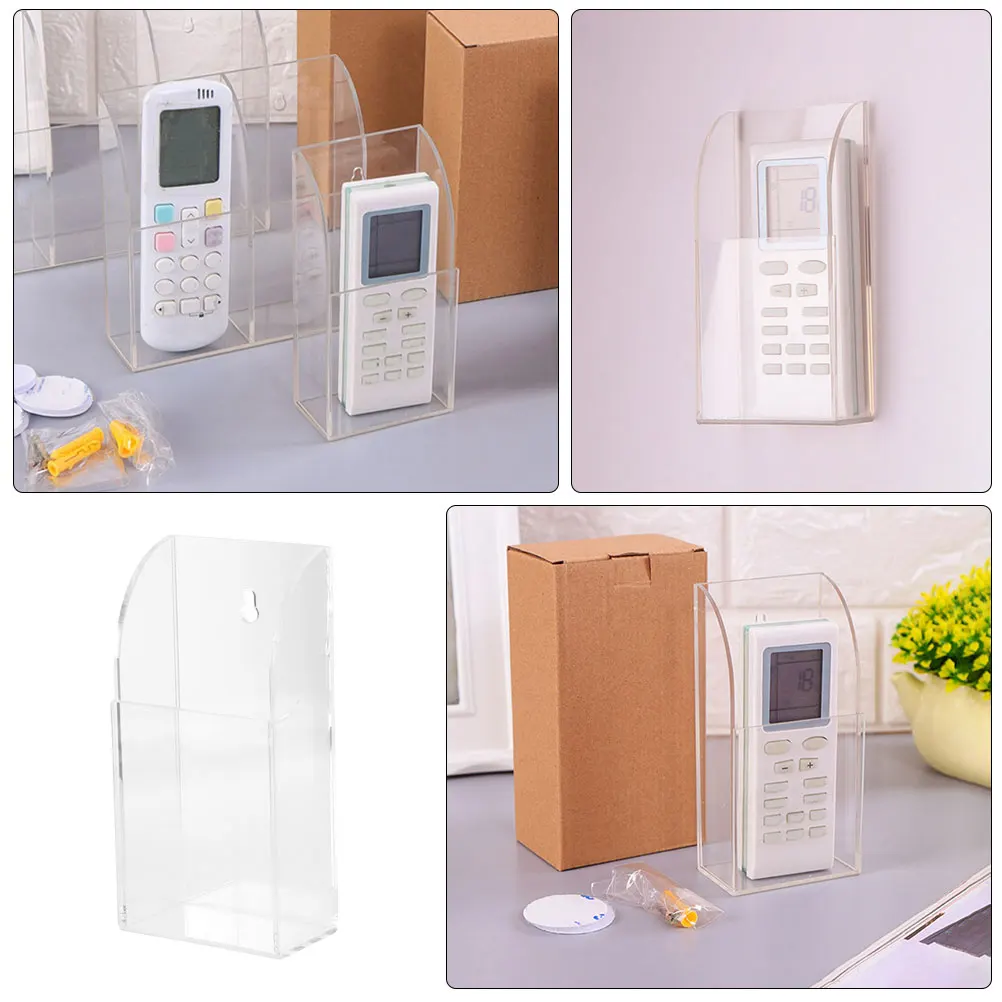 6pcs Acrylic Remote Control Holder Storage Box Wall Mount Phone Bracket Organizer Tidy Home Decor Remote Rack
6pcs Acrylic Remote Control Holder Storage Box Wall Mount Phone Bracket Organizer Tidy Home Decor Remote Rack
