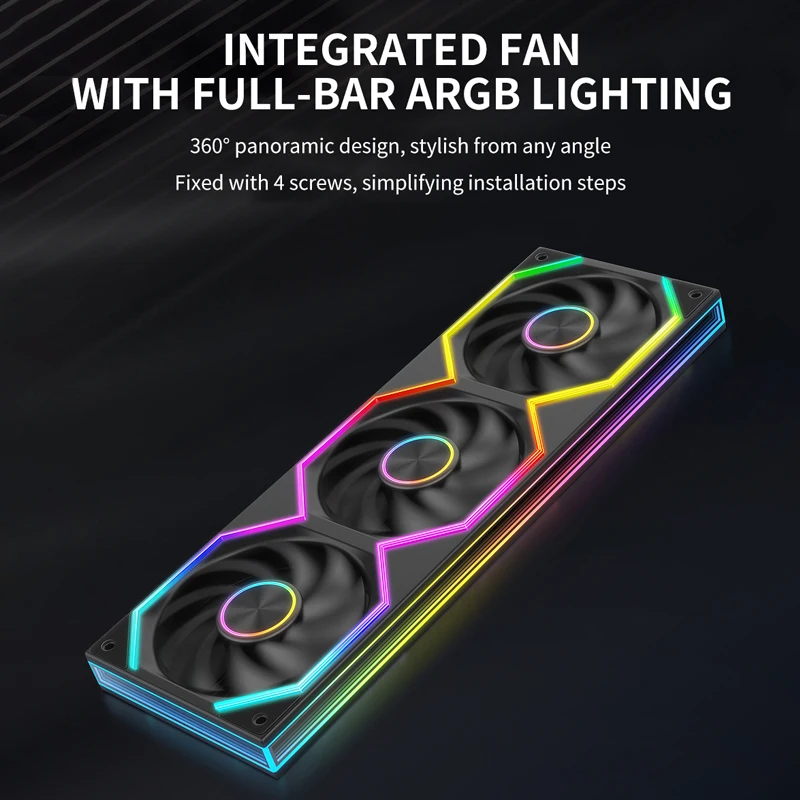 UPSIREN NF360 360mm all-in-one chassis fan Motherboard lighting synchronization/PWM Case fans Reqular/Reverse version optiona
UPSIREN NF360 360mm all-in-one chassis fan Motherboard lighting synchronization/PWM Case fans Reqular/Reverse version optiona