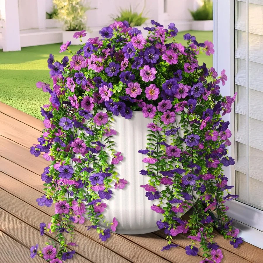Artificial Hanging Flowers for Outdoors 2 Pcs Fake Hanging Plant Spring Summer Dr UV Resistant No Fade Faux Flower for Front Do
Artificial Hanging Flowers for Outdoors 2 Pcs Fake Hanging Plant Spring Summer Dr UV Resistant No Fade Faux Flower for Front Do