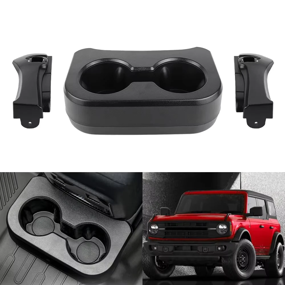 Rear Double Cup Holder for Ford Bronco Accessories 2021 2022 2023 Removable Extender Seat Drink Holder Organizer Storage Tray
Rear Double Cup Holder for Ford Bronco Accessories 2021 2022 2023 Removable Extender Seat Drink Holder Organizer Storage Tray