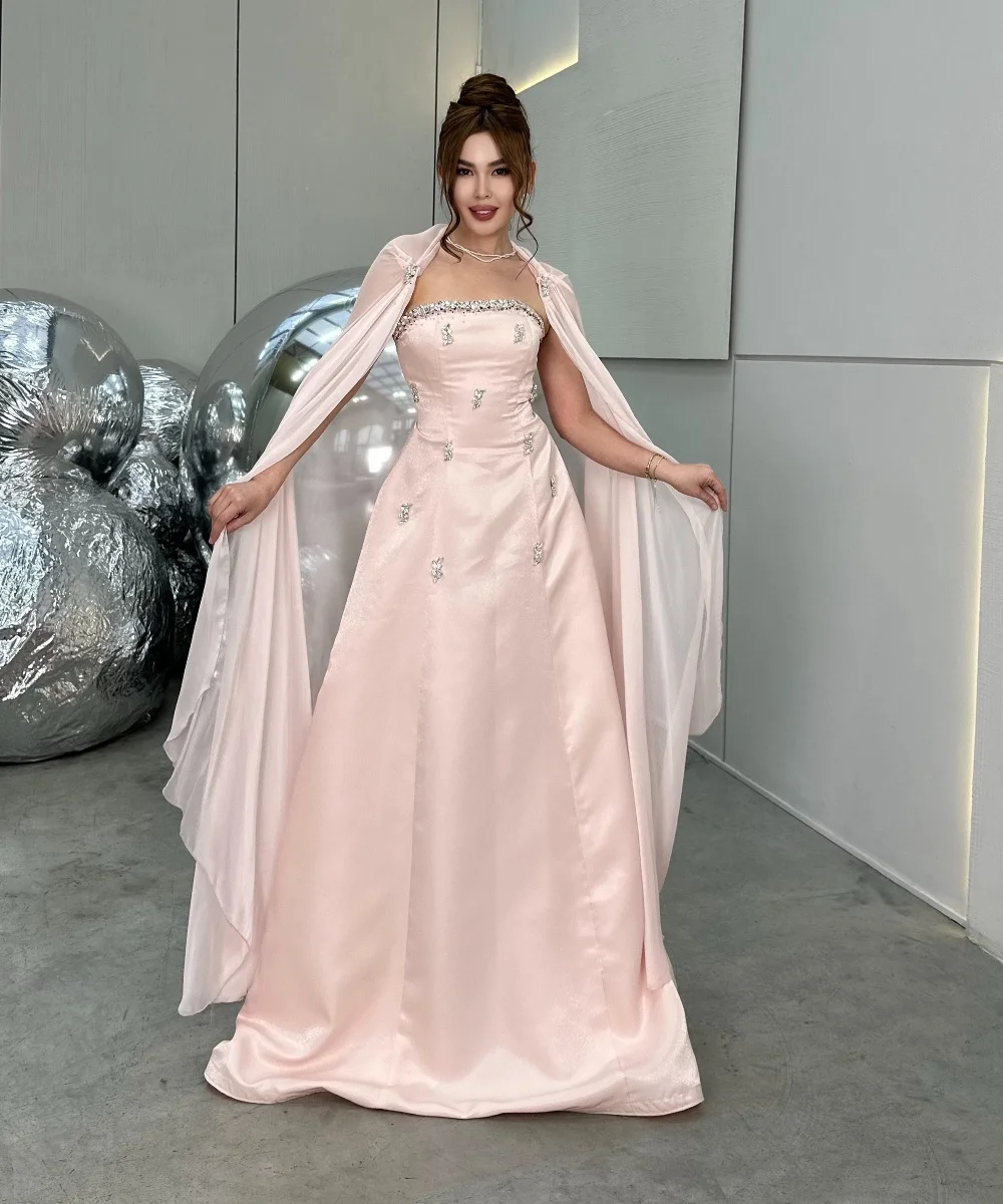 Customized Exquisite Charmeuse Pleat Rhinestone A-line Strapless Long Dresses Bespoke Occasion Sizes Available
Customized Exquisite Charmeuse Pleat Rhinestone A-line Strapless Long Dresses Bespoke Occasion Sizes Available