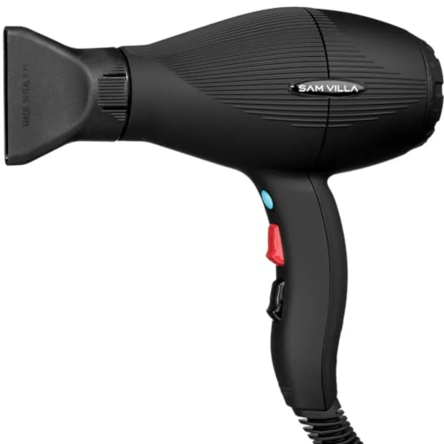 Professional hair dryer for salon use, lightweight plastic body in matte black, ultra-quiet ionic technology with variable spee
Professional hair dryer for salon use, lightweight plastic body in matte black, ultra-quiet ionic technology with variable spee