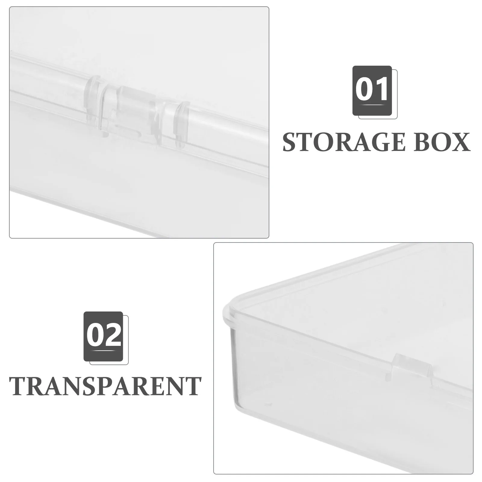 6Pcs Clear Storage Container Lightweight Plastic Box for Jewelry Organization Rhinestones Ear Backs Small Transparent Case
6Pcs Clear Storage Container Lightweight Plastic Box for Jewelry Organization Rhinestones Ear Backs Small Transparent Case