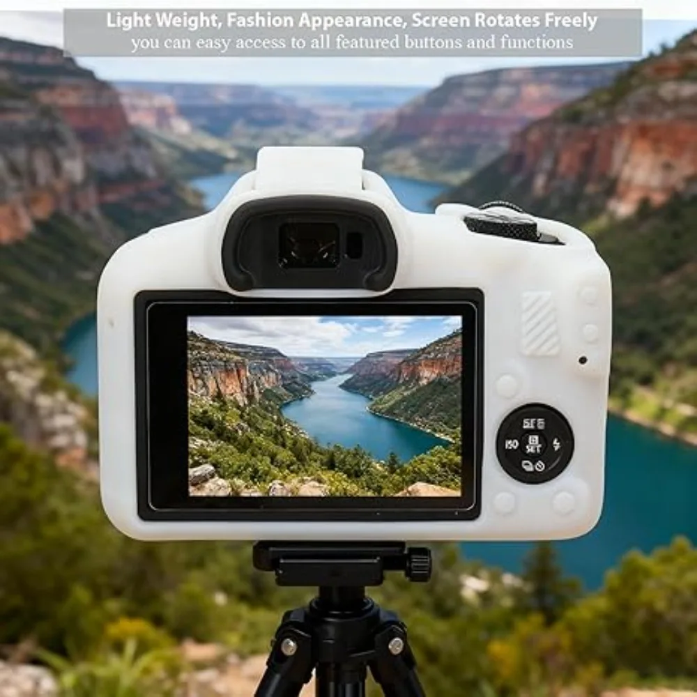 For Canon EOS R100 Protector Mirrorless Cameras Bag Body Cover R100 Silicone Armor Skin Case + Free Tempered Film
For Canon EOS R100 Protector Mirrorless Cameras Bag Body Cover R100 Silicone Armor Skin Case + Free Tempered Film