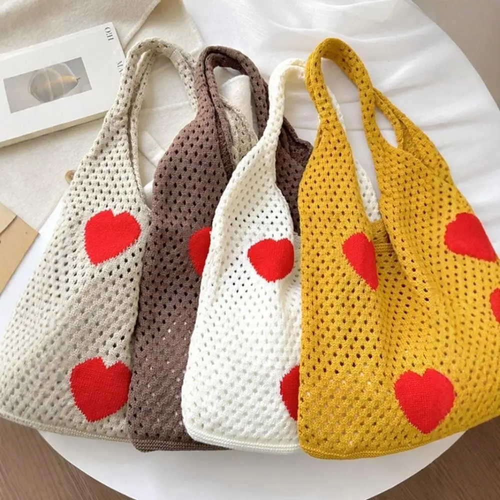 Вязаная сумка через плечо большой емкости Ins Style Love Heart Pattern Вязаная крючком сумка Милая женская сумка для покупок в стиле ретро для пикника
Вязаная сумка через плечо большой емкости Ins Style Love Heart Pattern Вязаная крючком сумка Милая женская сумка для покупок в стиле ретро для пикника