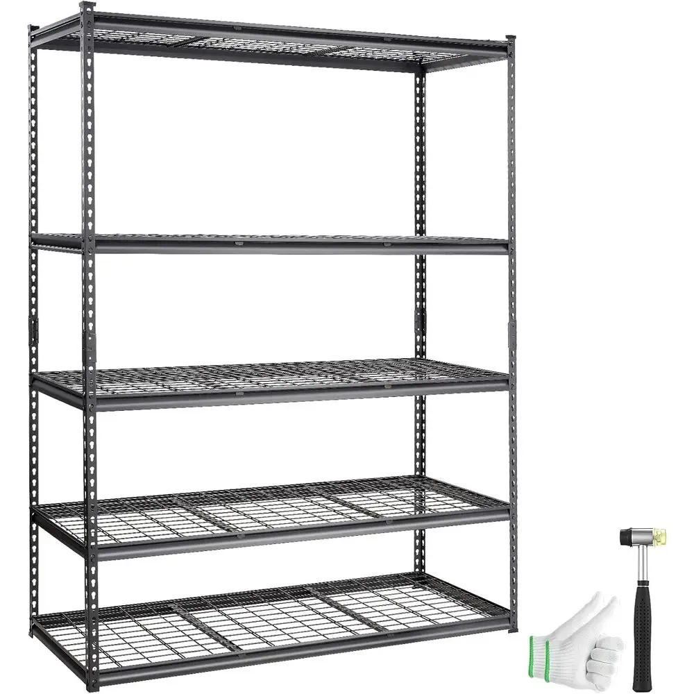 StoraSeing Unit, 5-Tier Adjustale, 2000 ls acity, eavy Duty GaraSees Metal Organizer Wire Rack, lack, 60L x 24W x 78or Kitcen Pa
StoraSeing Unit, 5-Tier Adjustale, 2000 ls acity, eavy Duty GaraSees Metal Organizer Wire Rack, lack, 60L x 24W x 78or Kitcen Pa