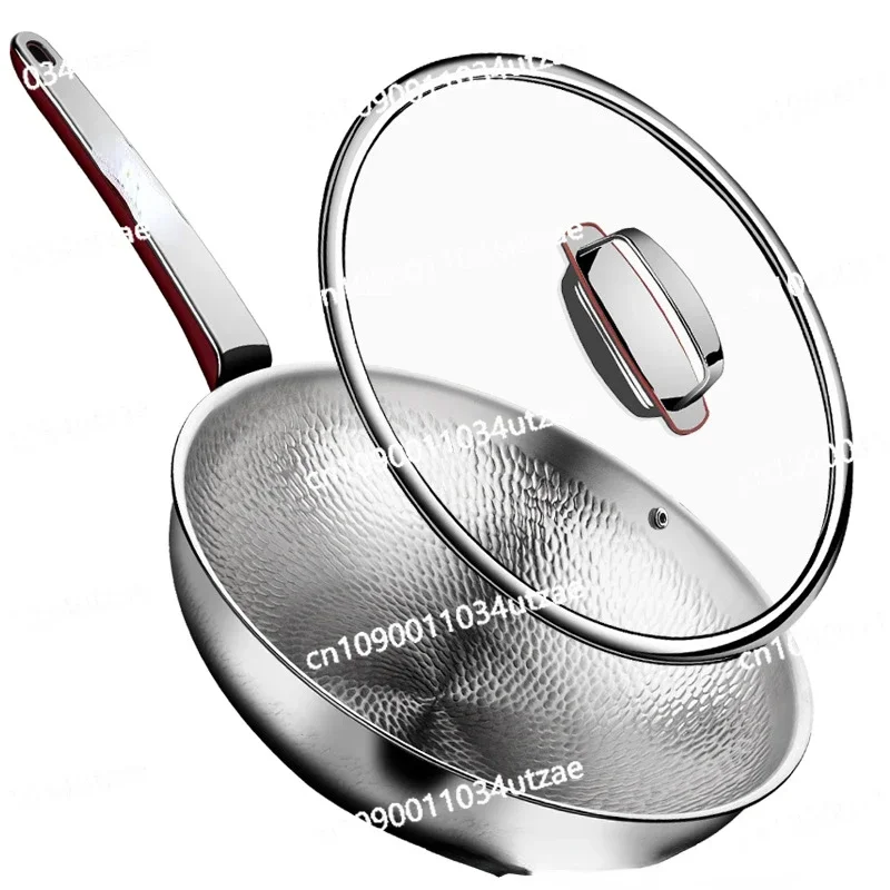 Hammer Titanium Pan, Pure Titanium Wok, Titanium Three-layer Steel Uncoated Non-stick Pan, Household Induction Cooker
Hammer Titanium Pan, Pure Titanium Wok, Titanium Three-layer Steel Uncoated Non-stick Pan, Household Induction Cooker