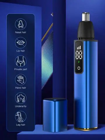 Xiaomi 新しい充電式タッチスクリーン電気耳鼻毛トリマー Type-C 高速充電ポータブルバリカントリマー鼻用