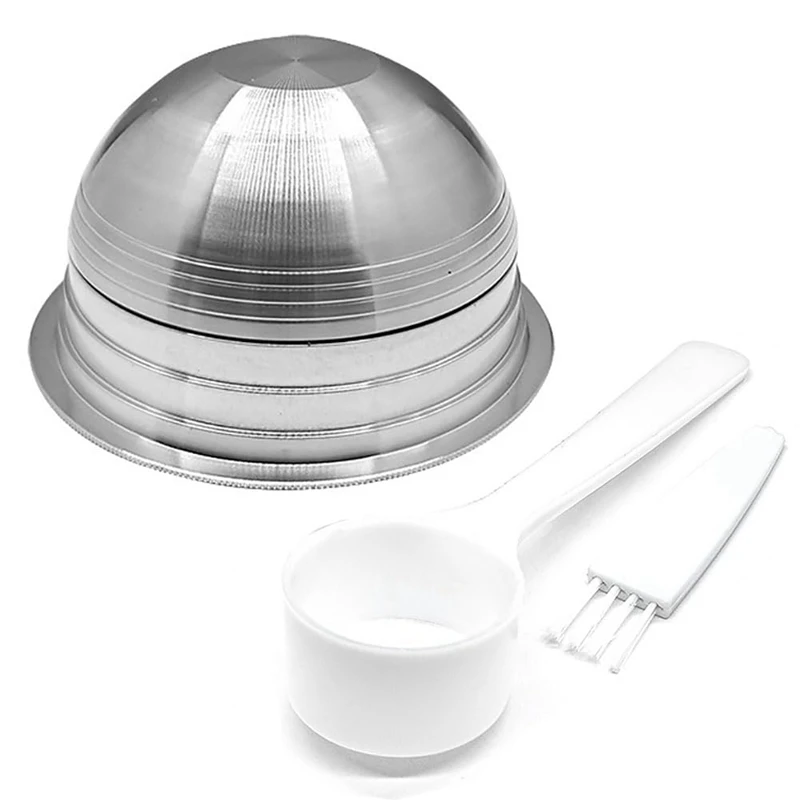 Stainless Steel Refillable Coffee Pods For Nespresso Vertuoplus Reusable Capsules Easy To Use
Stainless Steel Refillable Coffee Pods For Nespresso Vertuoplus Reusable Capsules Easy To Use