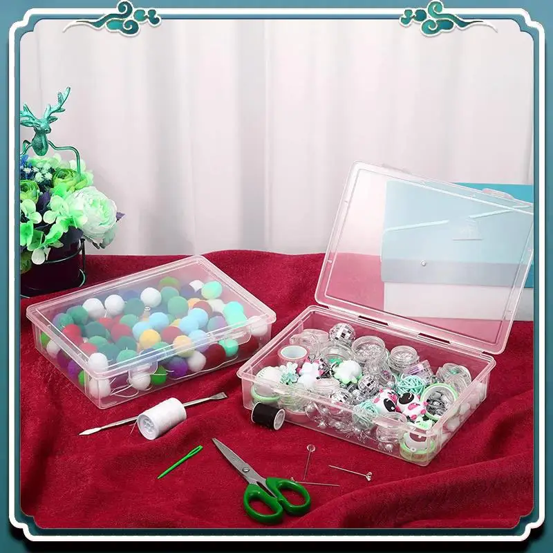 Premium 6 Pcs Plastic Storage Box With Lid Multipurpose Craft Organizer Plastic Containers Clear Pencil Case
Premium 6 Pcs Plastic Storage Box With Lid Multipurpose Craft Organizer Plastic Containers Clear Pencil Case