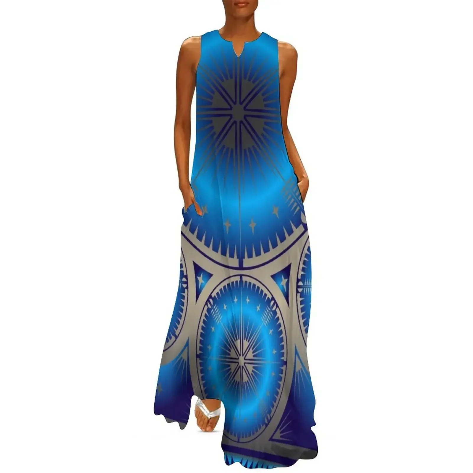 Tribal Gathering (Blue) Long Dress summer women's dress 2025 dresses for prom evening dress woman summer clothes for women 
Tribal Gathering (Blue) Long Dress summer women's dress 2025 dresses for prom evening dress woman summer clothes for women