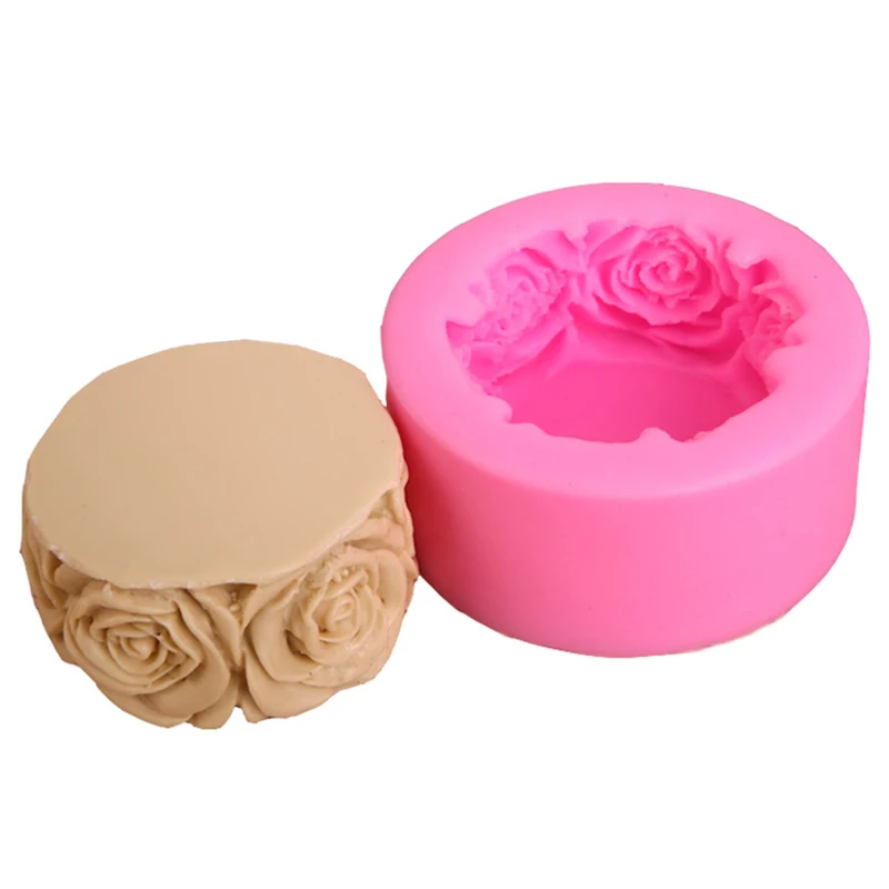 DIY 3D Cylinder Rose Flower Silicone Mold 7cm Cake Fondant Decorating Mould Chocolate Soap Mould Candle Aromatherapy Mould
DIY 3D Cylinder Rose Flower Silicone Mold 7cm Cake Fondant Decorating Mould Chocolate Soap Mould Candle Aromatherapy Mould