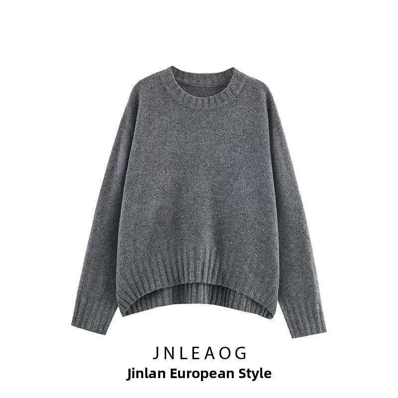 Модный универсальный женский вязаный свитер JNLEAOG в рубчик из полиэфирного волокна, длинный круглый пуловер Ne, осенний Ne...
Модный универсальный женский вязаный свитер JNLEAOG в рубчик из полиэфирного волокна, длинный круглый пуловер Ne, осенний Ne...