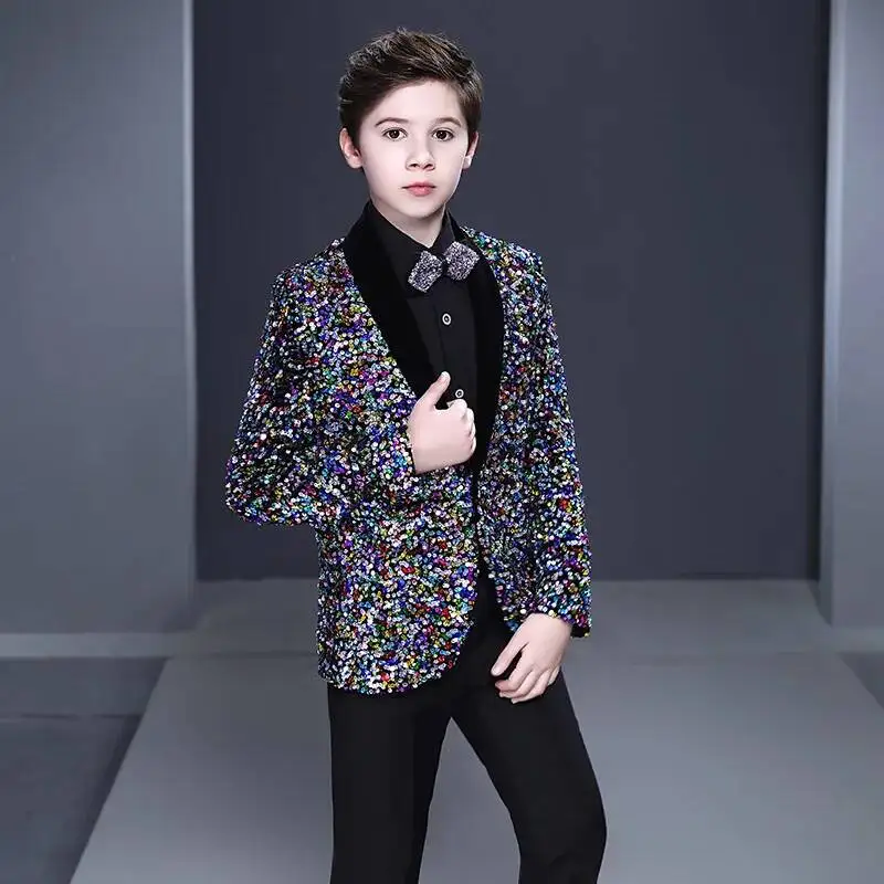 Show 2023 New Boys' Fashion Suit, Flower Boy Host Dress, Piano Performance Dress, Handsome Children's Suit Set
Show 2023 New Boys' Fashion Suit, Flower Boy Host Dress, Piano Performance Dress, Handsome Children's Suit Set