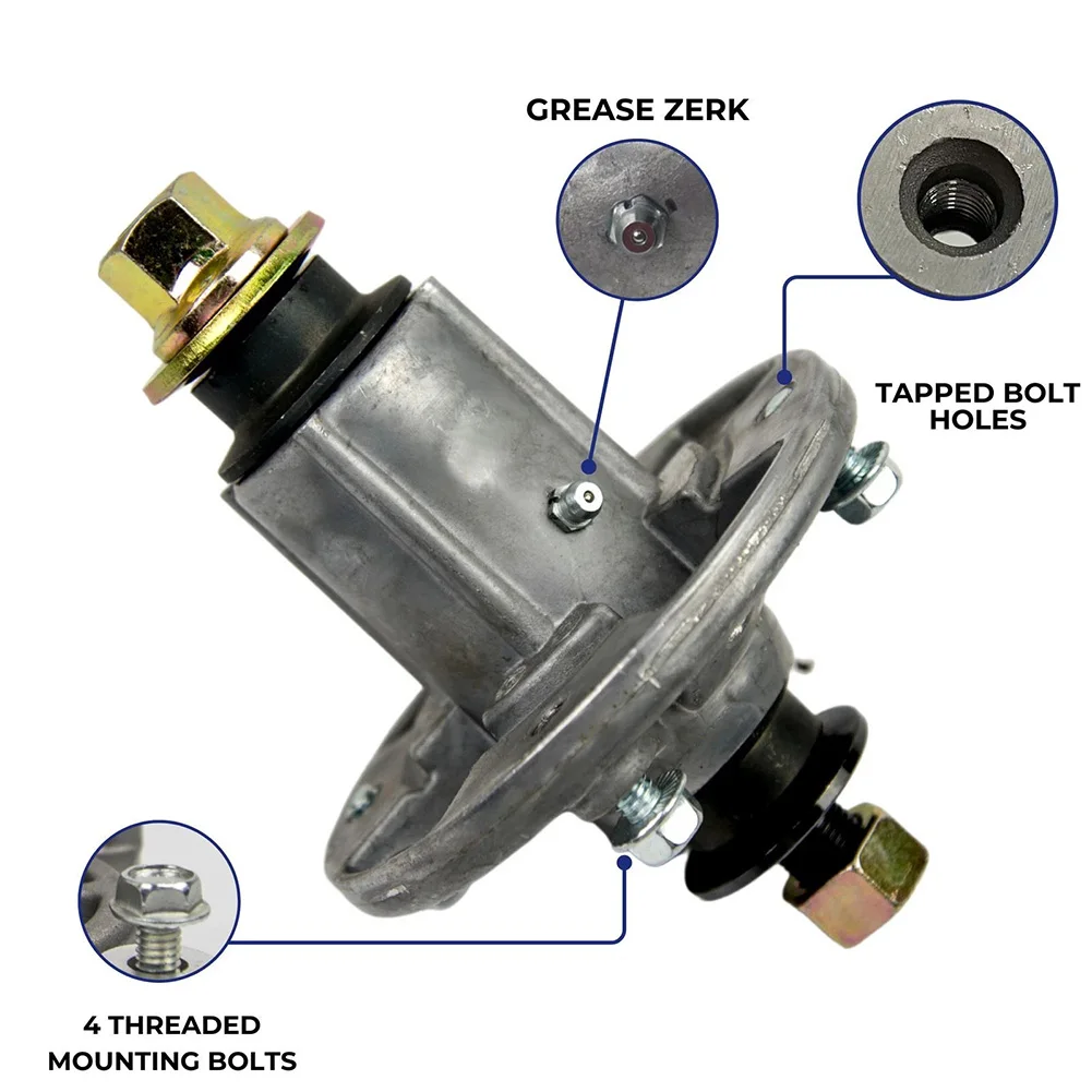Шпиндель газонокосилки с оцинкованными болтами 5-дюймовый для Johns Deeres D100-D160 LA100-LA165 X110 X120 GY20454 GY20867 GY20962 GY21098
Шпиндель газонокосилки с оцинкованными болтами 5-дюймовый для Johns Deeres D100-D160 LA100-LA165 X110 X120 GY20454 GY20867 GY20962 GY21098