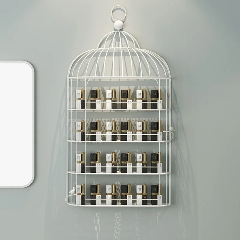 Nordic Wall Display Shelf for Nail Art Kitchen Bird Cage Storage Rack Elegant Bathroom Organizer for Decorative Practical Use
Nordic Wall Display Shelf for Nail Art Kitchen Bird Cage Storage Rack Elegant Bathroom Organizer for Decorative Practical Use
