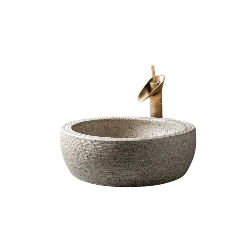 Washbasin Ceramic Jingdezhen Round Chinese Table Basin Simple Household Hotel Bathroom Art Washbasin
Washbasin Ceramic Jingdezhen Round Chinese Table Basin Simple Household Hotel Bathroom Art Washbasin