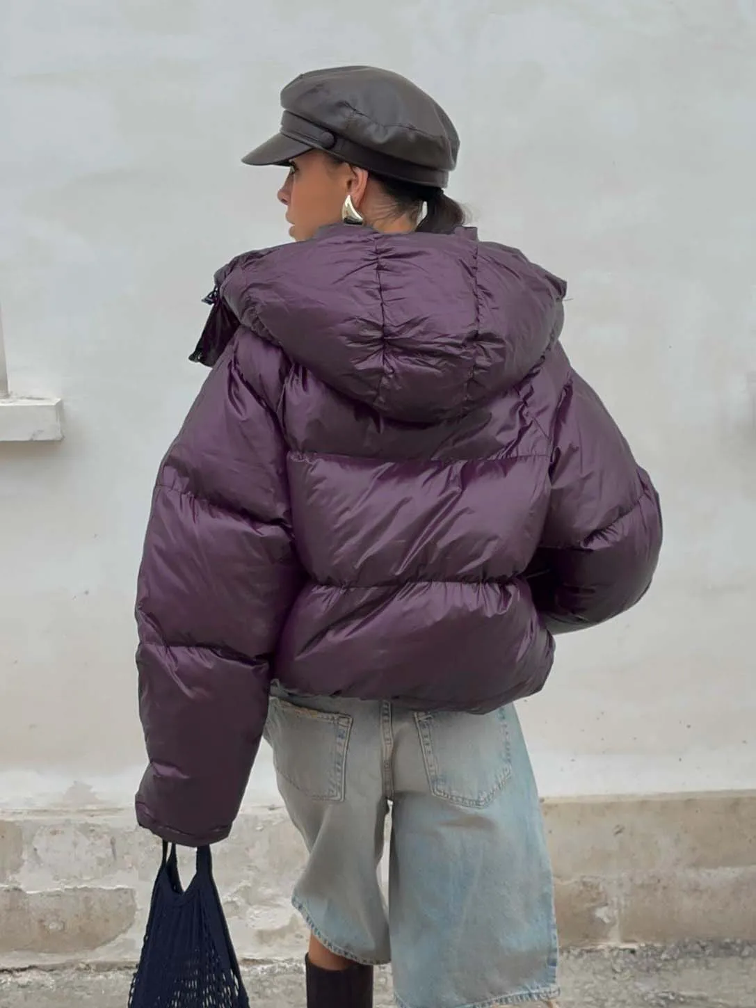 Women Casual Hooded Quilted Jacket Single Breasted Full Sleeve Puffer Padded Cotton Coats Lady Warm Short Commute Streetwears
Women Casual Hooded Quilted Jacket Single Breasted Full Sleeve Puffer Padded Cotton Coats Lady Warm Short Commute Streetwears