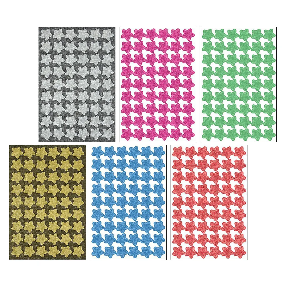 6 Sheets Of Colorful Glitter Star Reward Stickers Self Shiny Star Stickers For Behavior Charts Scrapbooking Decals Supplies
6 Sheets Of Colorful Glitter Star Reward Stickers Self Shiny Star Stickers For Behavior Charts Scrapbooking Decals Supplies