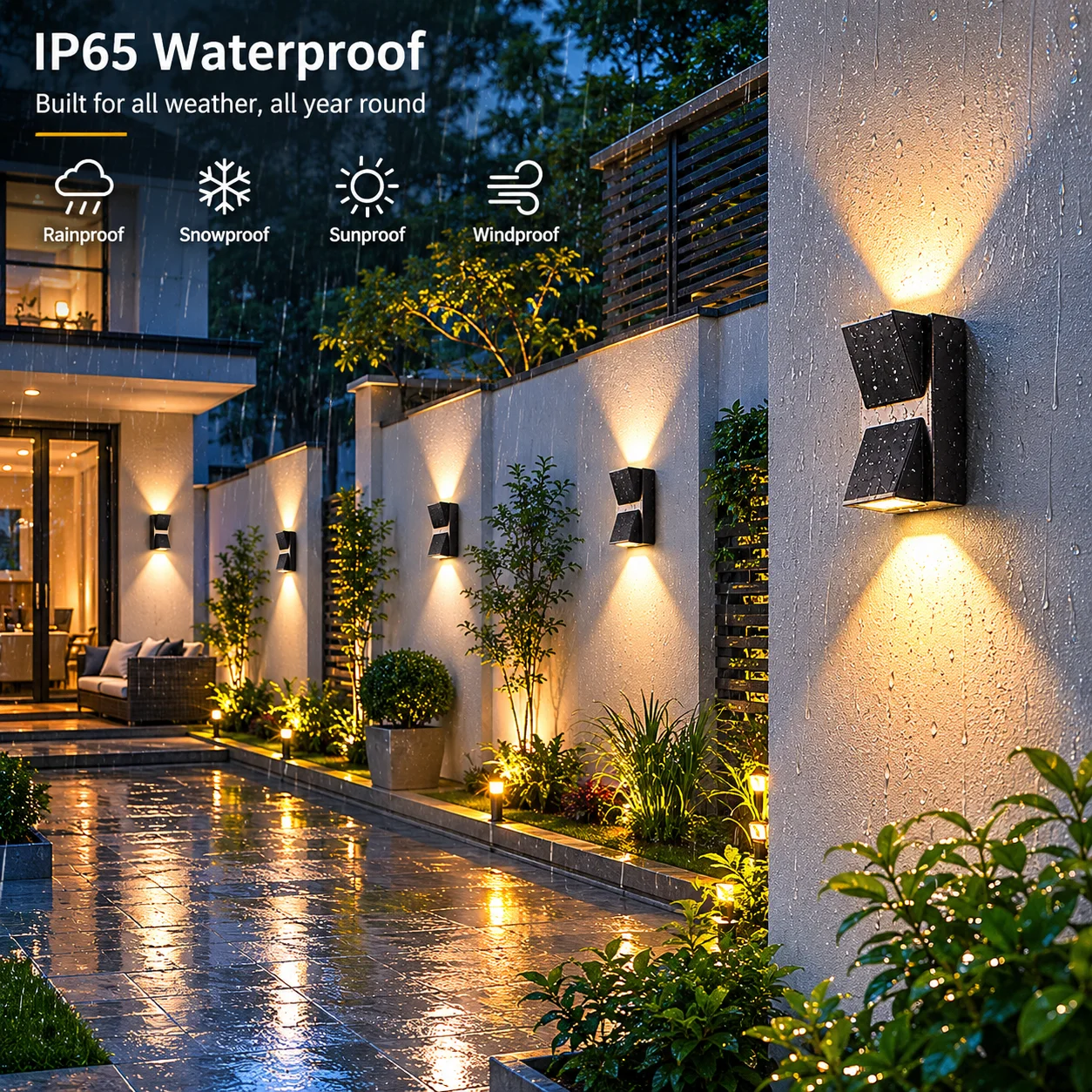LED Outdoor Wall Lamp Acrylic ABS Waterproof Sconce 3000K 6500K Modern Exterior Wall Lighting Garden Porch Patio Balcony Path CE
LED Outdoor Wall Lamp Acrylic ABS Waterproof Sconce 3000K 6500K Modern Exterior Wall Lighting Garden Porch Patio Balcony Path CE