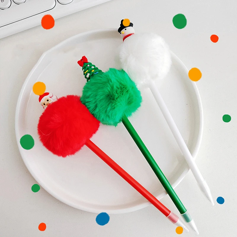 3pcs Kawaii Christmas Gel Pen Christmas Tree Santa Ballpoint Pen Student Writing Neutral Pens School Office Supplies Stationary
3pcs Kawaii Christmas Gel Pen Christmas Tree Santa Ballpoint Pen Student Writing Neutral Pens School Office Supplies Stationary