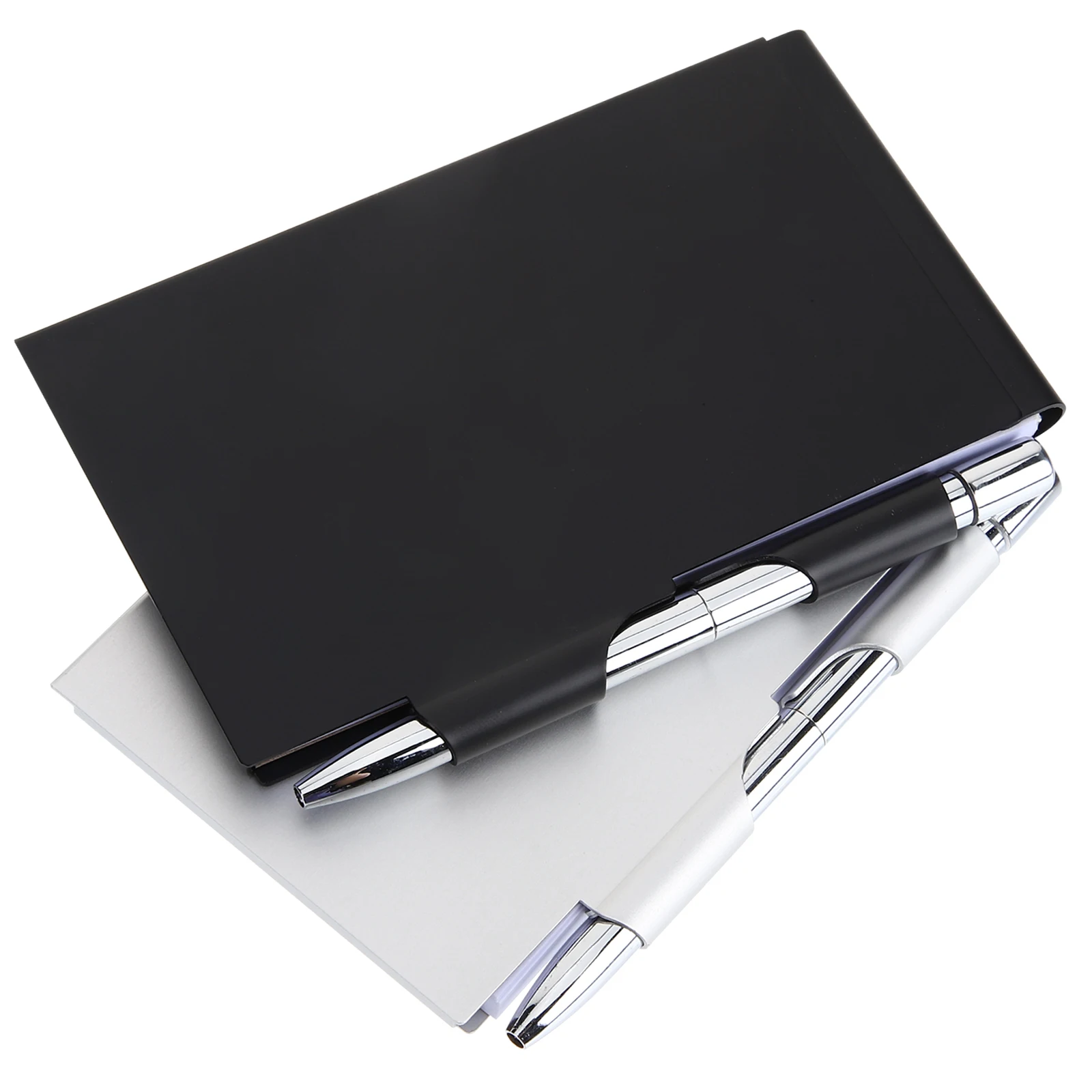 2pcs Metal Notebook Aluminum Compact Portable Memo Book Paper Easy to Carry for Ideas Lists Reminders Information
2pcs Metal Notebook Aluminum Compact Portable Memo Book Paper Easy to Carry for Ideas Lists Reminders Information
