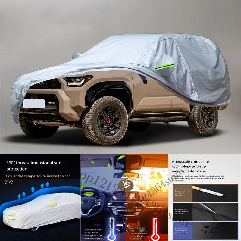 Наружная защита для Toyota 4runner, чехол для автомобиля, снежный чехол, Солнцезащитный водонепроницаемый пыленепроницаемый Внешний чехол для автомобиля
Наружная защита для Toyota 4runner, чехол для автомобиля, снежный чехол, Солнцезащитный водонепроницаемый пыленепроницаемый Внешний чехол для автомобиля