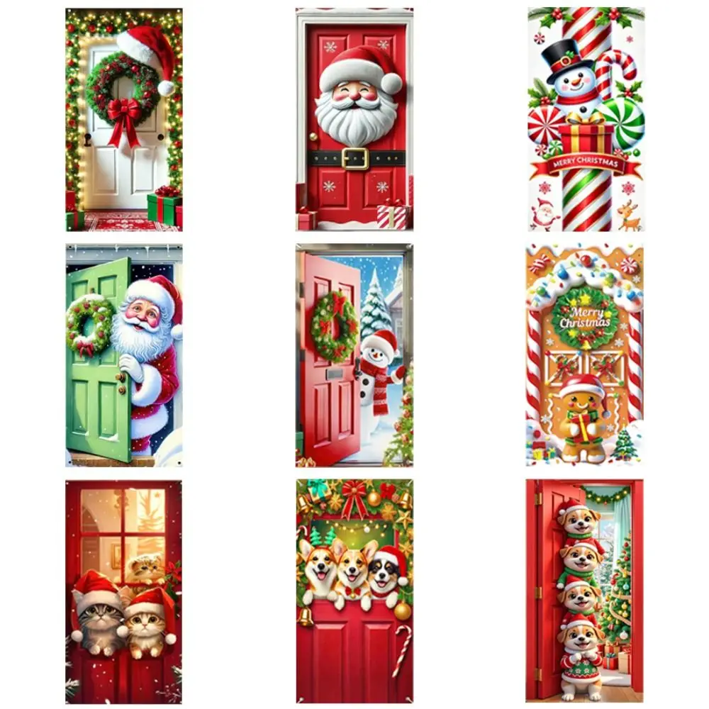 Door Hanging Christmas Door Banner Atmosphere Arrangement Holiday Props Santa Claus Banner Background Old Man Snowman
Door Hanging Christmas Door Banner Atmosphere Arrangement Holiday Props Santa Claus Banner Background Old Man Snowman