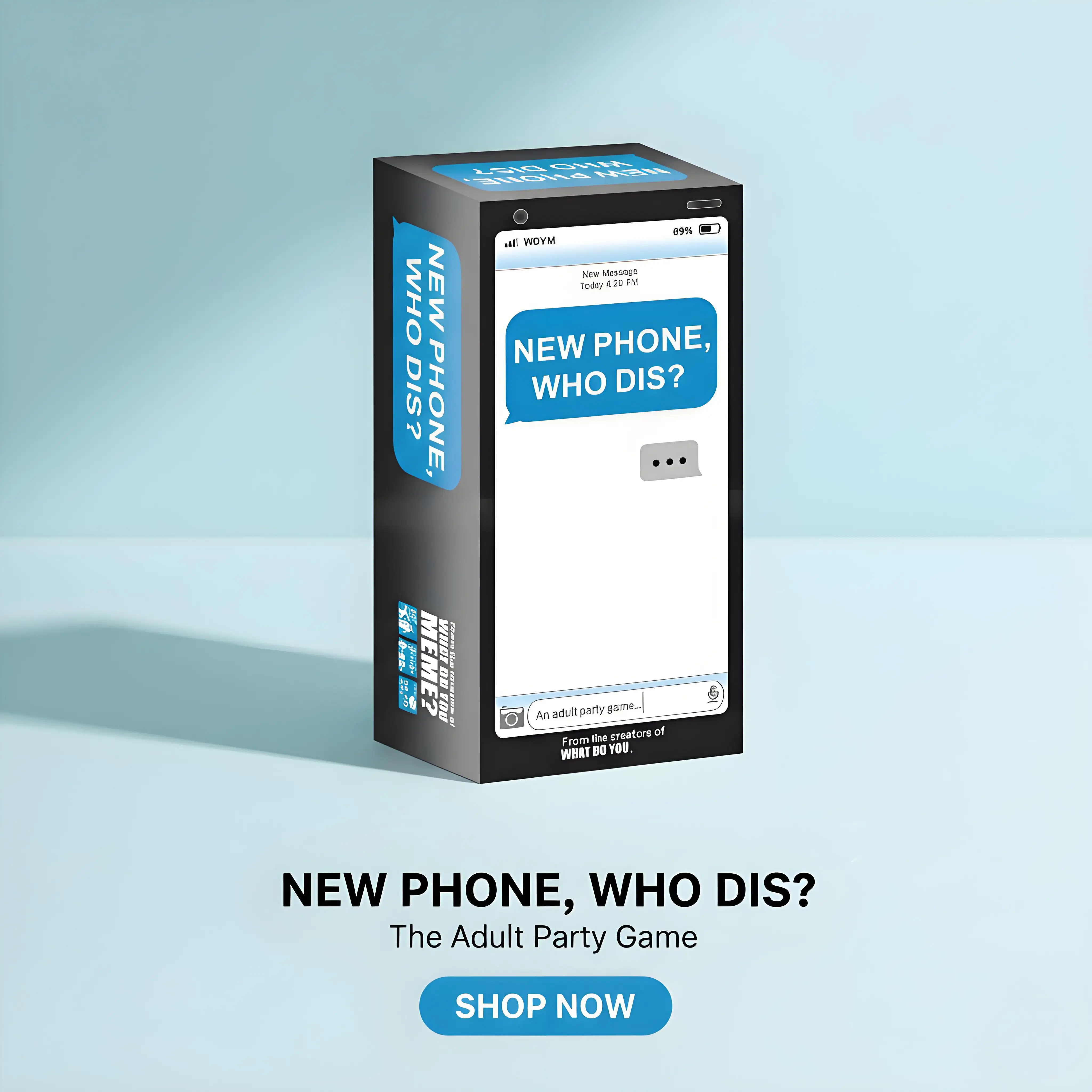 Новый телефон, Who Dis Учебная карточная игра для взрослых, тематическая игра для вечеринок, веселый ледокол для взрослых, подарок для девочек на ночь
Новый телефон, Who Dis Учебная карточная игра для взрослых, тематическая игра для вечеринок, веселый ледокол для взрослых, подарок для девочек на ночь