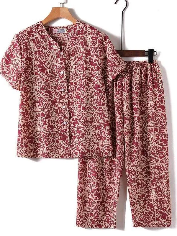 Middle-aged And Old Women's Summer Shirt Ice H Granny Style Thin Polyester V-neck Cardigan Suit Lady's Chinese Made Fashion
Middle-aged And Old Women's Summer Shirt Ice H Granny Style Thin Polyester V-neck Cardigan Suit Lady's Chinese Made Fashion